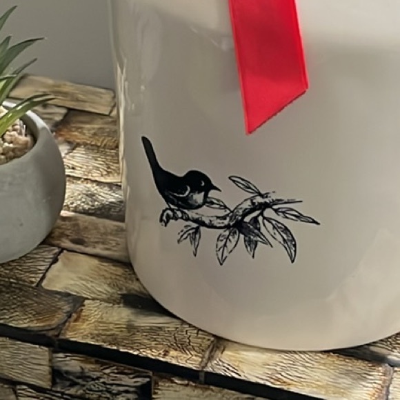 NWT RAE DUNN Ceramic KNOCK Birdhouse - double-sided - Picture 4 of 8